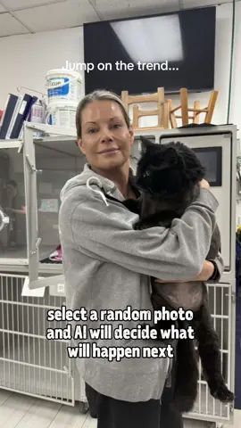 A post by @dr.b_veterinarian on TikTok caption: Not sure about this...#AI #veterinarian #creepy #MemeCut #cat #fyp