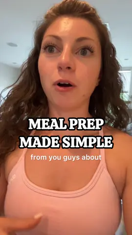 A post by @fit.with.alena on TikTok caption: Meal Prep 101 👇 Prep INGREDIENTS instead of individual meals.  Start with a base of Protein 🍗 Carbs 🌾 and Veg 🥦 then mix & match different sauces & seasonings to keep things fun and interesting!  Stop overcomplicating it! #mealprepideas #MealPrepMadeEasy #mealprep #mealprepping #mealplan #nutrition #healthyeating #healthyrecipes #macrotracking #caloriecounting #dietingtips 
