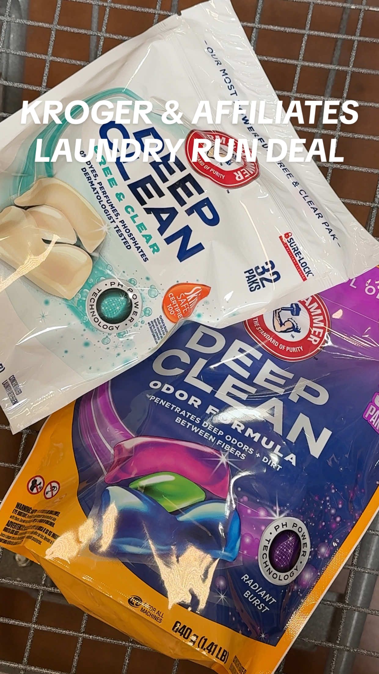 A post by @couponingwithtina on TikTok caption: KROGER AND AFFILIATES 🛍️ If you’re in need of detergent, I would run before they pull these rebates 👀 #couponingforbeginners #couponingwithtina #howtosave #couponing 