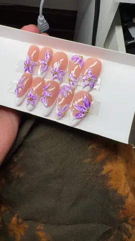 A post by @ on TikTok caption: I’m so in love with this nails 💅 y’all @Najxran🥀 