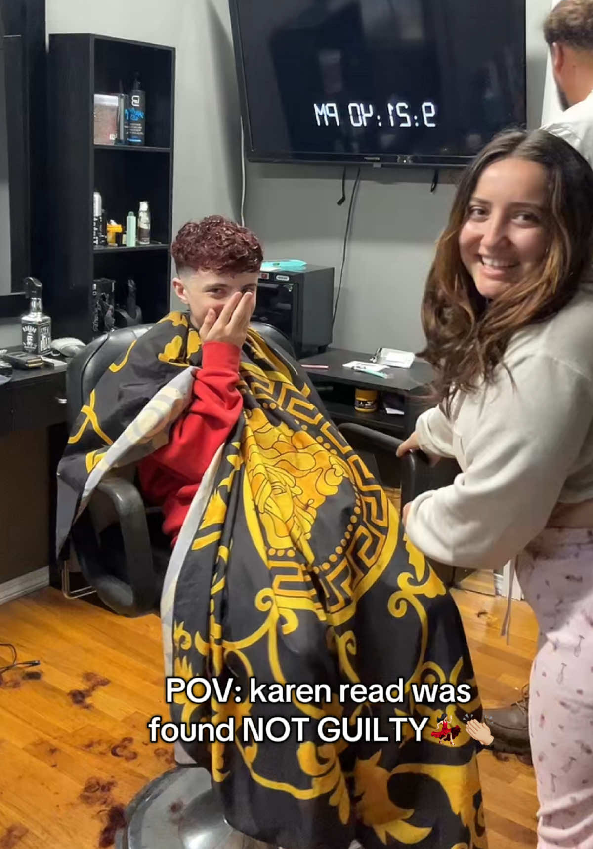 A post by @farrahandkaleb on TikTok caption: time to celebrate 🥹❤️  #fyp #karenread #FKR #freekarenread #boston #massachusetts 