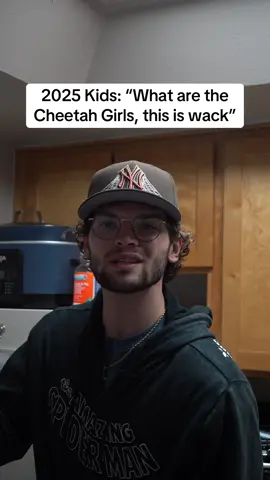 A post by @the_tji on TikTok caption: Kids today don’t know nothing bout the Cheetah Girls🔥 What throwbacks do yall still listen to?🤔 #fyp #cheetahgirls #2003 #goofin 