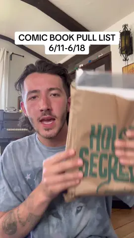 A post by @iamfrankiejonas on TikTok caption: COMIC BOOK PULL LIST YAP  6/11-6/18