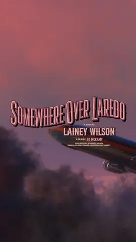 A post by @laineywilson on TikTok caption: Taking y’all somewhere over Laredo... Music video out Friday at 7am CT 🌈✨