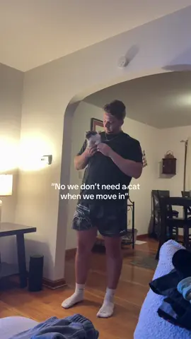 A post by @jesss_16 on TikTok caption: Bffr he loves smudge hahaha #cattok #kittensoftiktok #catlover 