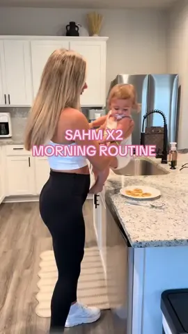 A post by @_jc242 on TikTok caption: SAHM X2 MORNING! Glad to be back in my routine! But I’m paying the price of a 5 day vaca off mom duties 😂👏💕🤭🏃‍♀️ #sahm #sahmlife #morningroutine #morning #morningvlog #pregnant #pregnantlife #momlife #pregnantlife #momof2 #youngmom #workouttop #summer #fyp 