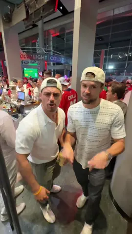 A post by @thehockeyguys on TikTok caption: Always a party in South Florida #floridapanthers #florida #fortlauderdale @Perry Ellis 