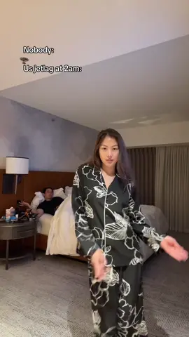 A post by @mscathygonzaga on TikTok caption: Di na natapos na jetlag sizzzz!! 😅😭