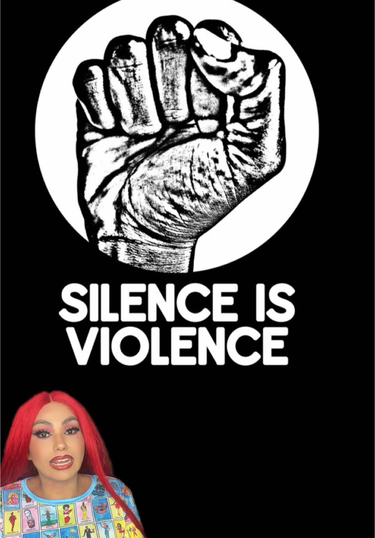 A post by @backstitchbruja on TikTok caption: Call your local representatives 🗣️ #abolishice #silenceisviolence 