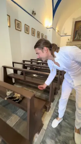 A post by @jeremyfragrance on TikTok caption: Christian Church Wonderful, Here in Mykonos Greece. 