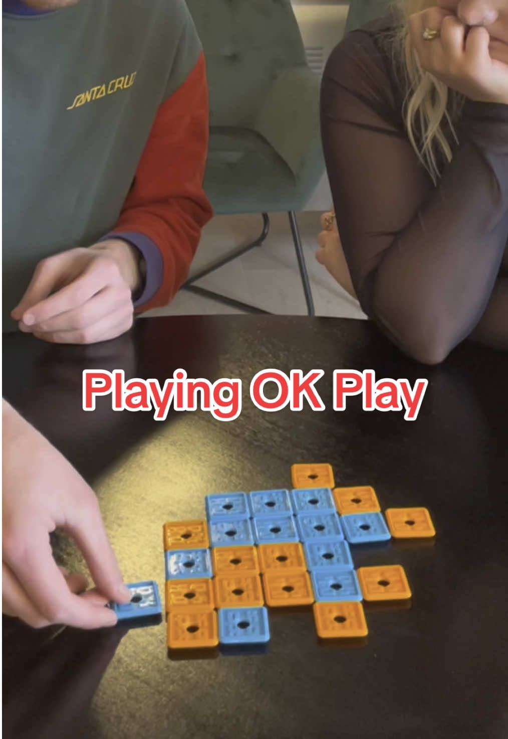 A post by @bigpotatogames on TikTok caption: The ultimate boredom-busting tile placing game! #travelgame #games #bordgames #okplay #bigpotatogames 