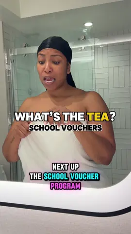 A post by @miss.sweet.tea on TikTok caption: School vouchers in the reconciliation bill would strip funding from the very public schools that serve kids who need the most support. This is NOT  “school choice”—it’s DISINVESTMENT masked as policy.  As a Black Spanish teacher who has spent her entire career in Title 1 schools—I explained what Title1 is in my DOE video— I teach students who come to class HUNGRY. Hungry for success and whatever snacks I have 😩 We need to invest in OUR children’s futures, not abandon them. Our public schools deserve resources, not rollbacks.  What are your thoughts on this?  #NoVouchers #FundTitle1 #schoolChoice #teacher #PublicSchoolsMatter #blackteacher #fyp #promiseScholarship