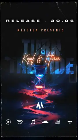 A post by @kopf_und_hoerer.official on TikTok caption: New Spotify & Co.  Release 🫶🏽Diese Nacht 0 Uhr geht der Track "Turn The Tide " - Kopf & Hörer Cover auf allen Plattformen ONLINE 🫶🏽#kopfundhörer #tekkno #meloton #tekk #hardtechno #techno Viel Spaß damit 🫶🏽
