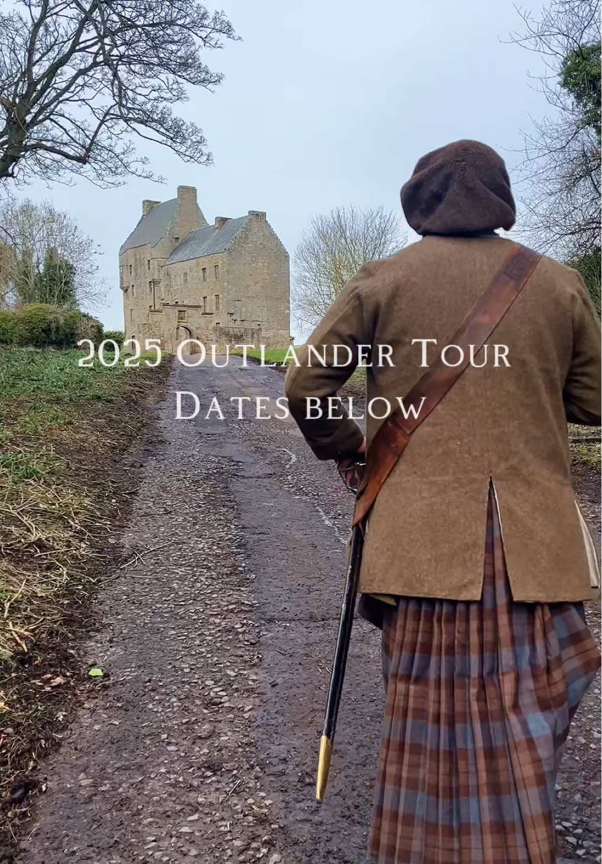 A post by @andy_highlander on TikTok caption: Join me on an Outlander Group Tour this year!  📆Here’s a wee reminder of the upcoming dates: -11th July -22nd July -29th July -5th September -15th September -1st October -7th October ➡️ To book your place visit www.highlandertours.co.uk or email info@highlandertours.co.uk (🔗 Link also in bio!) #outlander #outlandertour #visitscotland #meninkilts #Scotland #outlanderlocations #andythehighlander #highlandertours