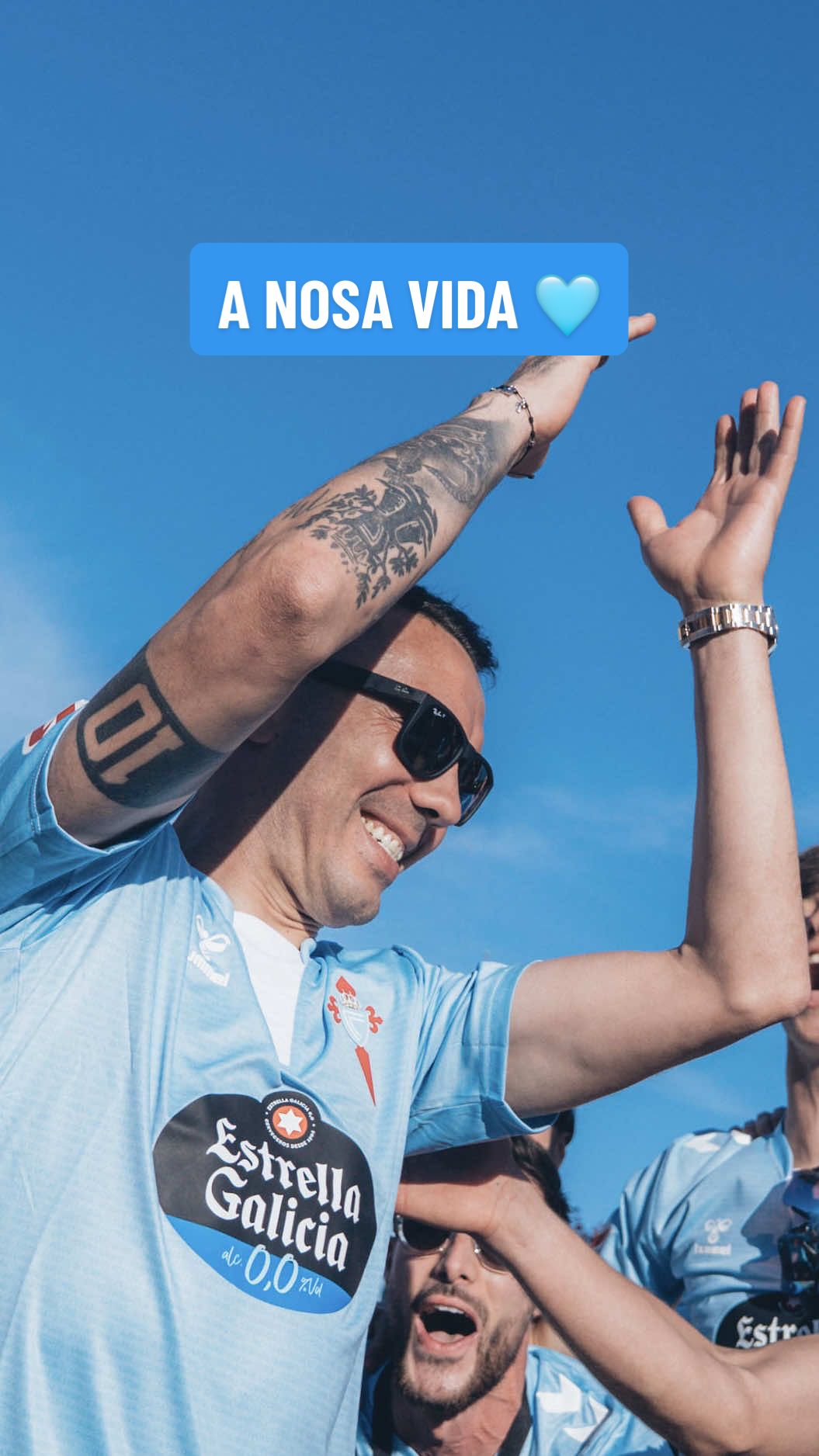 A post by @rccelta on TikTok caption: A NOSA VIDA 🩵 #RCCelta #EuroCelta #EuropaLeague #TikTokFootballAcademy #DeportesEnTikTok 