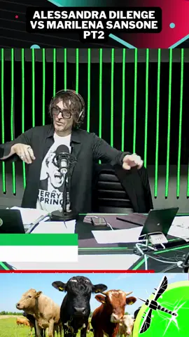 A post by @lazanzaraofficial on TikTok caption: A La Zanzara, Alessandra Dilenge vs Marilena Sansone PT2 #cruciani #radio24 #lazanzara