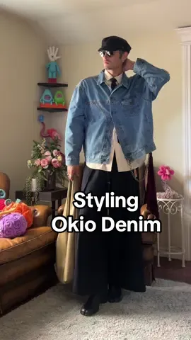 A post by @vicocasden on TikTok caption: Thanks to okio denim for sending these pieces over  #outfit #outfitoftheday #styleinspo #denim #outfitideas 