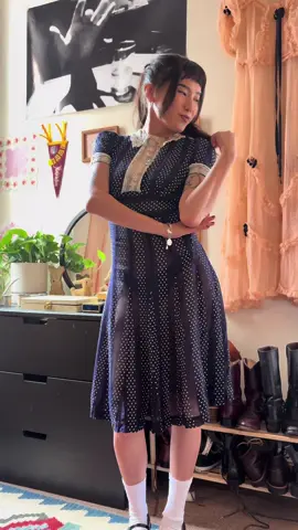 A post by @molotovgirl on TikTok caption: didn’t realize I hadn’t finished my eyeliner until after recording lol 🏷️: #ootd #outfit #outfitoftheday #outfitinspo #outfitinspiration #outfitideas #fitinspo #fitinspiration #style #styleinspo #thrift #thrifted #secondhand #vintage #vintagefashion #vintageclothes #truevintage #vintagestyle #womenswear 