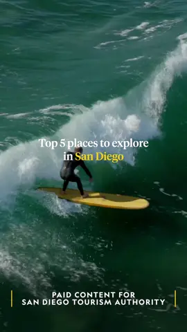 A post by @natgeo on TikTok caption: Paid content for @Visit San Diego | Whether you're looking to explore scenic beach views, museums, or the bold flavors of the Convoy District, Chef Tara Monsod tells us her top five spots to visit in San Diego—including the iconic Crab Hut, famous for the city’s first seafood broil.
