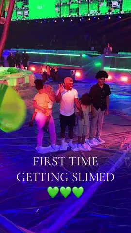 A post by @brookeashleyhall on TikTok caption: It just kept going 😂😂😂 @Nickelodeon #kca #kca2025 #nickelodeon #family #corememory #mom #dad #boymom @Marco Hall 