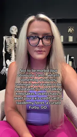 A post by @laurenthemortician on TikTok caption: ⚰️⚰️⚰️⚰️⚰️ #funeral #morbidhumor 