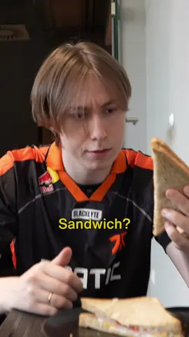 A post by @fnatic on TikTok caption: He found a… sandwich? @Sony Europe  #valorant #valorantesports #Gaming #pcgaming 