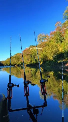 A post by @kody._kennedy on TikTok caption: Fishing takes away all life’s problems 😌 #fishing #fishinglife #riverlife #outdoors #peaceful #CapCut 
