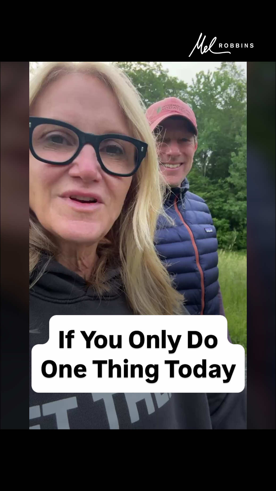 A post by @melrobbins on TikTok caption: If you only do one thing today, let it be this: a 10-minute walk outside (even if it's cold out in June 😉) #melrobbins #dothisonething #getoutside #morningwalk