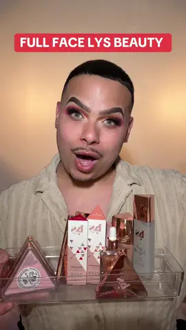 A post by @theeblingkingoffical on TikTok caption: Full face of @LYS Beauty 😱 #lysbeauty #makeup #beauty #newmakeup #fypage #foryou 