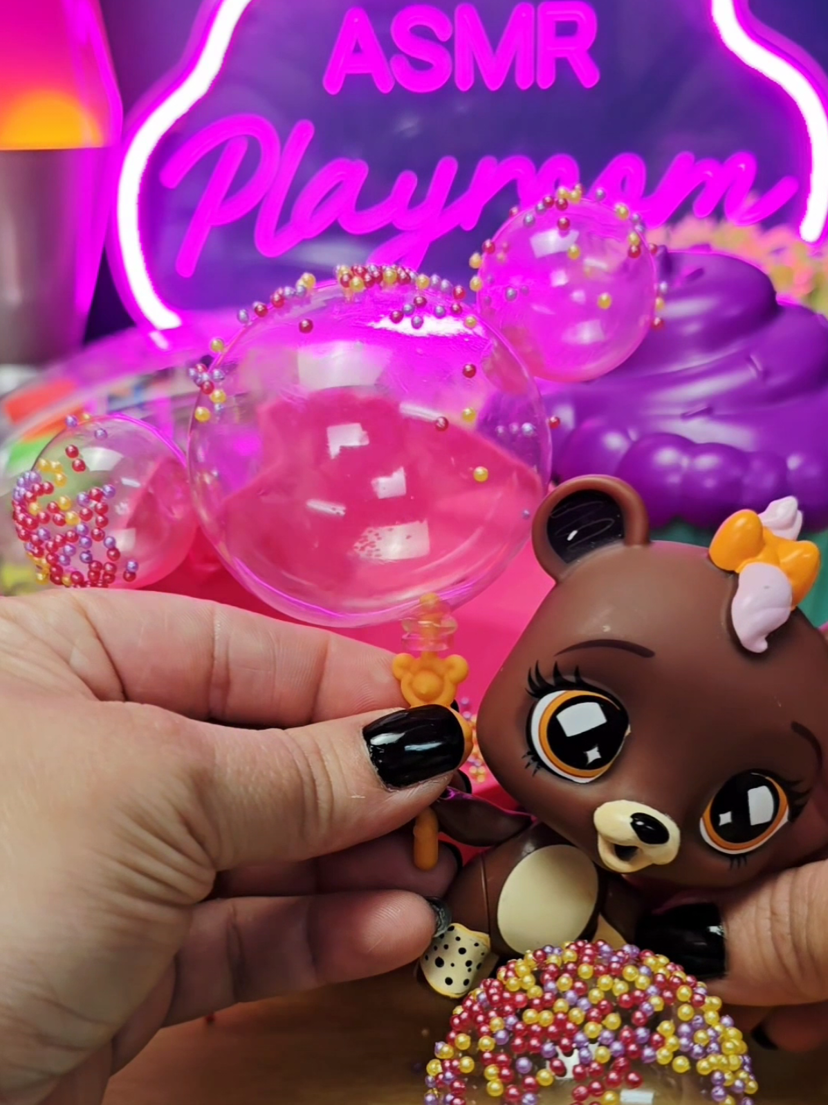 A post by @asmrplayroom on TikTok caption: Bubiloons Surprise and Bubiloons Confetti Party!!  #asmr #bubiloons #unboxing #blindbag 