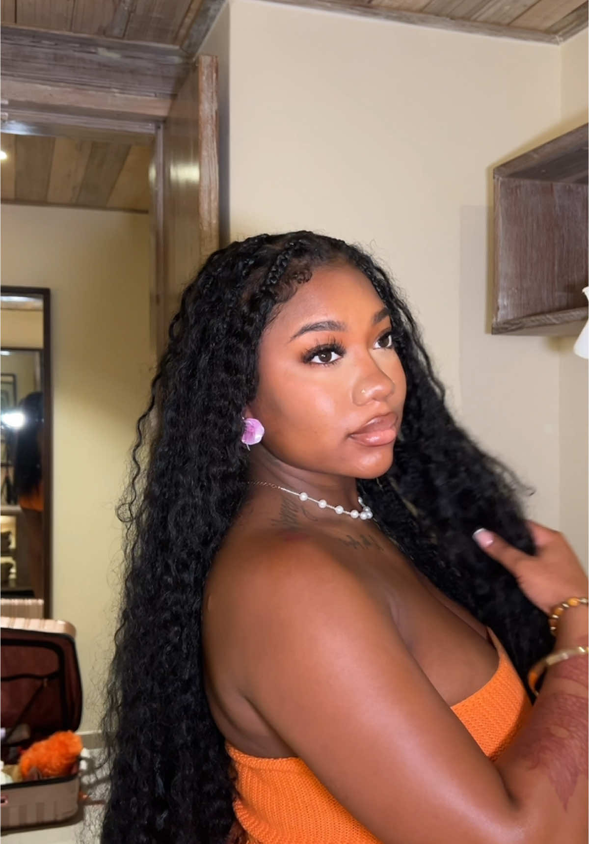 A post by @itsnatiajah on TikTok caption: @Chantelle Janise completely changed my outlook on braids 🥹😍 #fy #blackgirktiktok #braids #bohobraids 