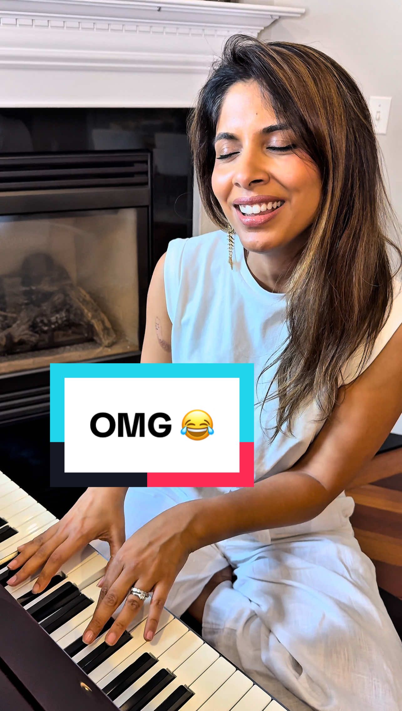 A post by @sheenamelwani on TikTok caption: POV: When your GEN Z social media manager edits your singing video…  #singing #genz #comedyvideo #funnyvideos #voiceover 