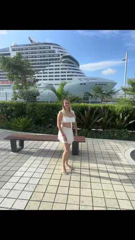 A post by @taylorbabe on TikTok caption: Life 🏝️🚢 ❤️ #msccruise 