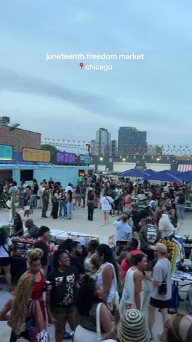 A post by @paige_mariah on TikTok caption: celebrating all week long ❤️ #juneteenth #chicago #freedommarket #juneteenthcelebration #saltshed 