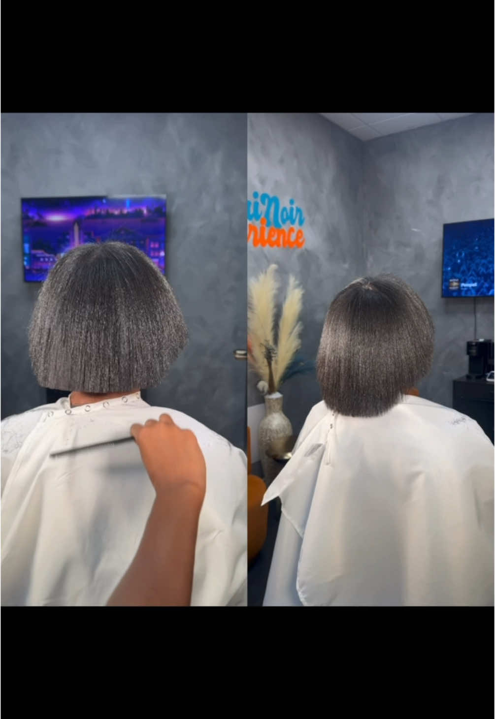 A post by @thekainoirexperience on TikTok caption: Replying to @hibanxahb I’m so proud of how consistent she has been and her trusting me throughout the process! I cannot wait until her 1 year update 🥰 • • • #houston #houstonstylist   #htxstylist  #houstonhairstylist #houstonsilkpress #htxsilkpress #houstoncolorist #htxcolorist #houstonhairdye #houstoncolorspecialist #naturalhair #naturalhairinspo #hairinspo 