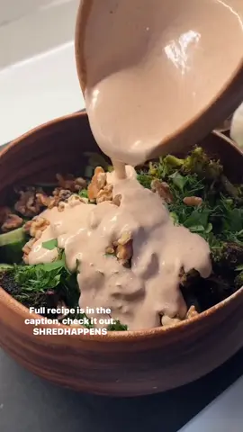 A post by @ketorecipes on TikTok caption: 🥦Love ridiculously good salads??  Then this smashed broccoli salad is going to be a new fav - the warm broccoli goes amazingly well with this creamy spicy dressing, the fresh chopped herbs add bursts of flavor in every bite, and the toasted walnuts add the perfect crunch. Perfect summertime food when you want something so easy and so good. Here is how I made it:  1. First, let’s get the broccoli going: Boil 1.5lbs broccoli florets in salted water for 6.5 mins, then immediately transfer them to an ice bath to stop cooking, then pat dry with a paper towel. 2. Line a baking tray with parchment paper. Add a thin layer of finely shredded parm or pecorino cheese, place broccoli on top, and gently smash each floret using a glass jar or cup. 3.brush the broccoli with flavor. Just mix 4 tbsp avocado oil, 1/2 tsp dried oregano, 1 tsp Chile lime seasoning, and 1 tsp smoked paprika in a small bowl. Mix well then brush it over the smashed broccoli. Pop it into the oven to roast at 425°F for 28 mins. 4. While that’s going, make the salad. Toss into a bowl 4 thinly sliced Persian cucumbers, 1/2 red onion finely diced, a large handful of fresh dill & parsley finely chopped, and 1/4 to 1/2 cup toasted walnuts. When the broccoli is done, add it to these veggies.  5. For the dressing, mix 2 tbsp greek yogurt, 2.5 tbsp mayo, 1/2 tbsp dijon mustard, the juice of a large lemon, a couple pinches salt, 1 tsp Aleppo pepper, 1/2 tsp sweet paprika, whisk well. Taste, adjust as you like, and pour it over the salad. Toss well, and enjoy!  If you make it, be sure to let me know on SHREDHAPPENS!  Enjoy!! #lowcarb #lowcarbrecipes #keto #ketorecipes #healthyrecipes #healthyfoodshare #goodmoodfood #mediterraneanfood #saladrecipes