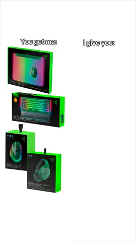 A post by @razer on TikTok caption: Translucent just got an upgrade. Meet the next evolution in gaming aesthetics — the Razer Phantom Green Edition. Link in Bio. Bold. Modern. Unmistakably iconic. #Razer #RazerPhantom #Gaming #aesthetic #GamingonTikTok