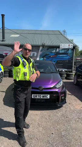 A post by @georgescarmedia on TikTok caption: Modifying a car like this GR Yaris? Here’s 5 Things to Consider - #Police #CarMods #RoadSafety #ModifiedCars #GRYaris 