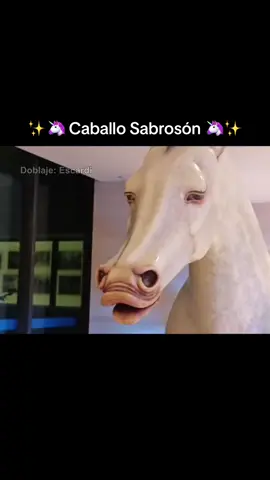 A post by @escardii on TikTok caption: Caballo Sabrosón 🦄✨ #parati #escardi 