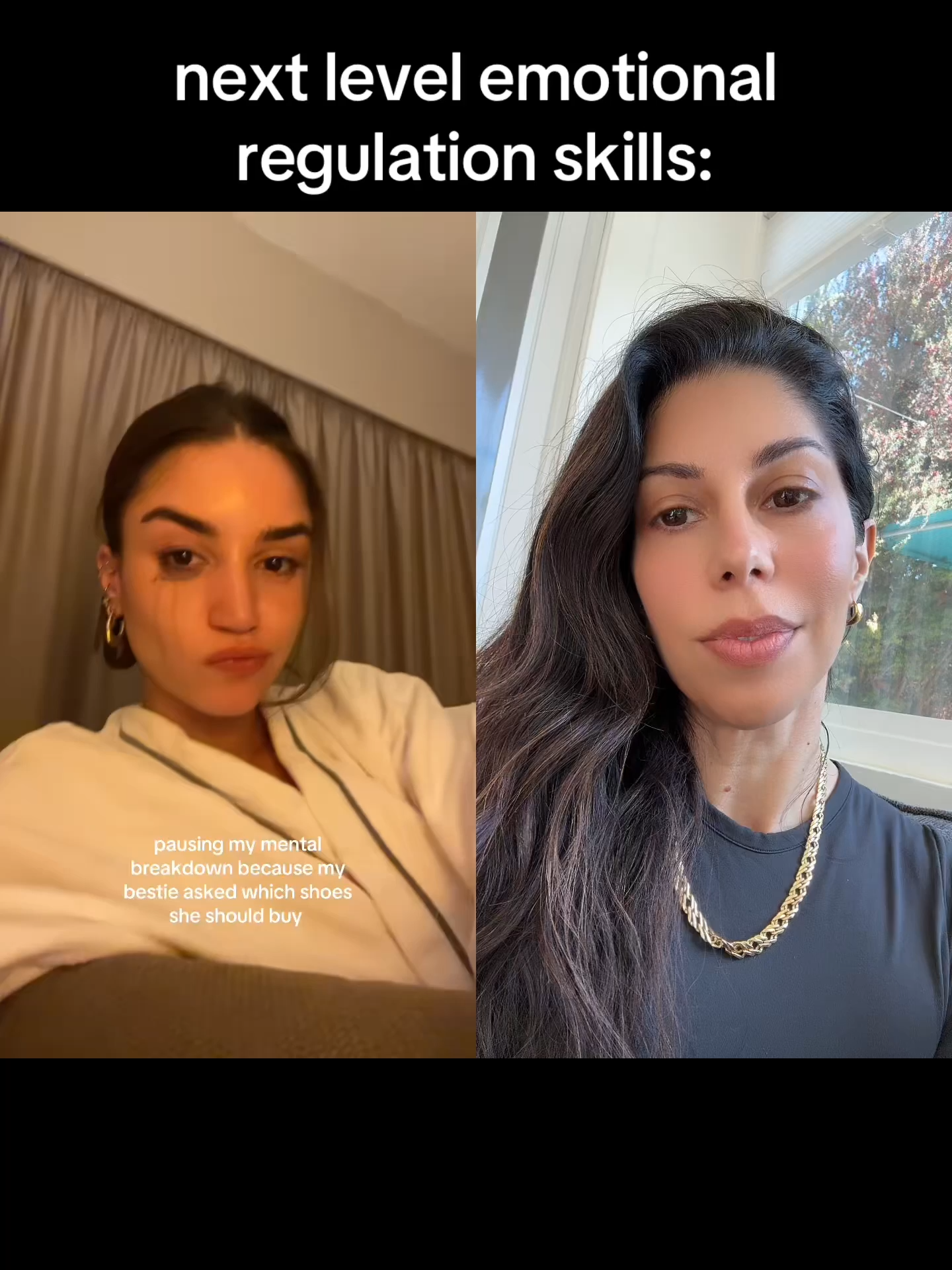 A post by @theworkoutwitch on TikTok caption: next level emotional regulation skills 🥹 release stress & stored trauma in 30 days 🔗 on profile ✨ #traumarelease #stressrelease #cortisol #cortisollevels #hormoneimbalance #StressRelief Duet w/ @beatt852