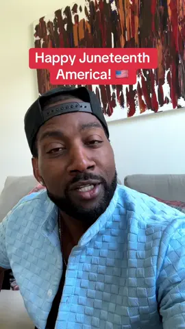 A post by @destorm on TikTok caption: Happy Juneteenth America! #juneteenth 