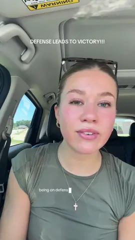A post by @madisonlynge on TikTok caption: the Lord put this on my heart & i just loved it so had to share! there is power in defense, take authority!!😇 #christianity #Jesusisking #God #christiantok #endtimes #spiritualwarefare #enemy #satan #schemes #defense #armorofGod #christiangirl #Jesus #ChristisKing