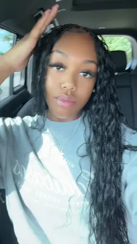 A post by @ on TikTok caption: Transition for the new hair🫶🏾 #fyp #transition #summerbraids #viral 