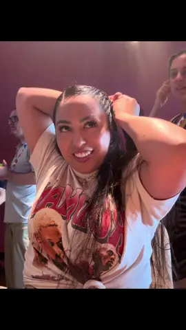 A post by @ on TikTok caption: Braiding my own hair  🙌🏽✨ This voiceover is your reminder: if someone braids your hair—BRING A TRADE. Iced coffee, Indian taco, $5, or them beaded earrings. Something! We’re Native—we barter (Smoke Signals). A-y-y-y-e‼️ I started braiding my own hair when my Daughters were little. Now they’re 17 & 18, and now my next goal is to teach my Daughters to braid my hair. So we can trade braids for braids. #toniajohall  #nativehumor #auntietips #frenchbraidlife #smokesignalsenergy #braidbarter #beadedtrades #braidstories #nativehairskills