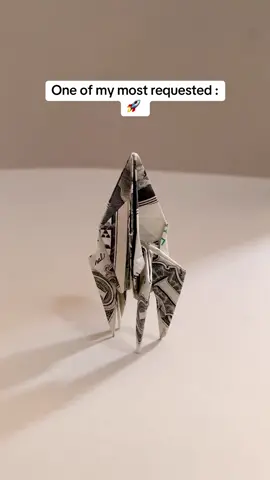 A post by @valentinabalance on TikTok caption: 🚀 how to make a dollar rocket 🚀 