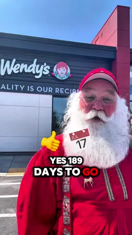 A post by @santacorky on TikTok caption: 189 days left! Excited to try the new PopTart @Wendy’s  #fyp #santacorky #wendy #wendys #countdown 