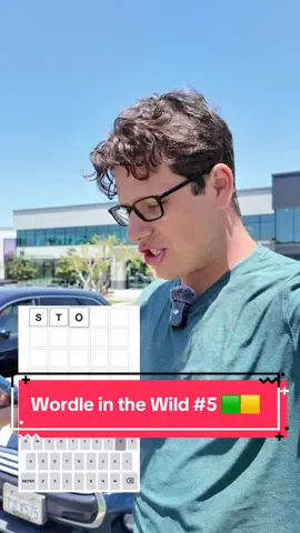 A post by @michael.dicostanzo on TikTok caption: What an INSANE last minute of this video…😂👀🟨🟩 #wordleinthewild #wordle 