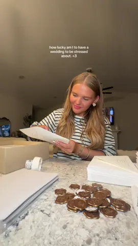 A post by @adaleenichols on TikTok caption: a change in perspective💌🥹 our invites came in and I’m in love !!! #wedding #2025bride #weddingtiktok #weddinginspo #bridetobe #bride #bridesoftiktok #bridetok #weddingplanning #weddinginvitation #relatable @Minted 