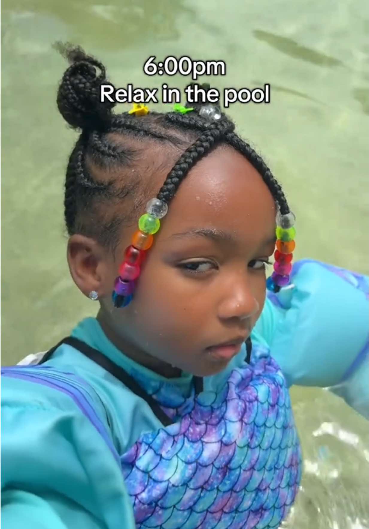 A post by @jaylabrenae5 on TikTok caption: A day in the life of Nyla B.😭🎀 it’s her world I’m just living in it.