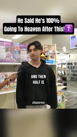 A post by @kpserves on TikTok caption: How sure are you that you are going to Heaven?!🤔